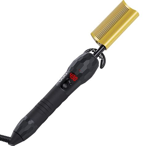 electric pressing comb for black hair|electric hair straightener comb reviews.